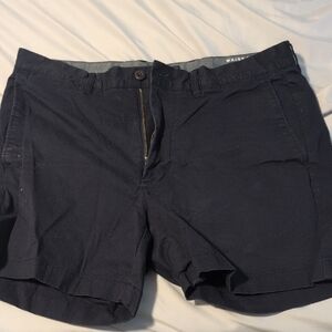 J Crew Men's Navy Blue Stretch Chino Shorts 33"x5"